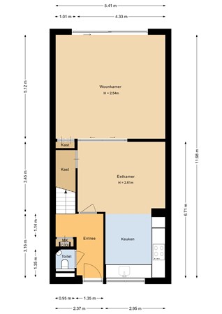 Floorplan - Bolder 9, 3751 ZM Bunschoten-Spakenburg